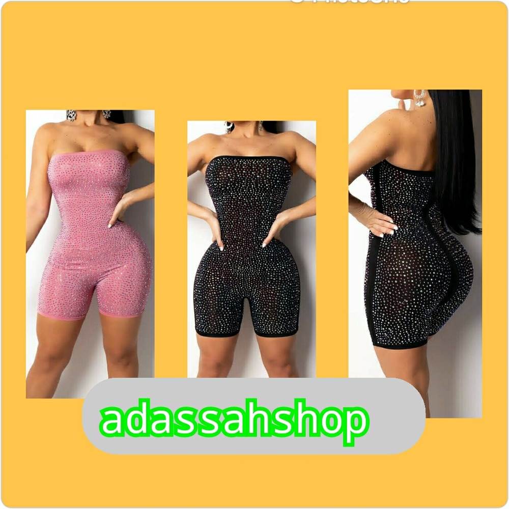 Sparkle romper bodysuit (Pink only)